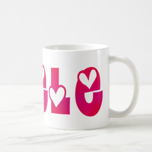 Adele in Hearts Coffee Mug