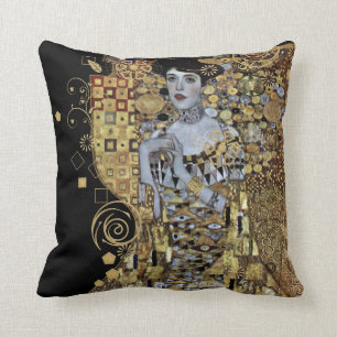 Adele Klimt Throw Pillow