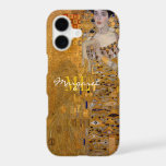 Adele, Lady in Gold by Gustav Klimt, Monogrammed<br><div class="desc">Vintage iPhone mobile case with monogrammed custom name featuring famous artwork "Adele - the Lady in Gold" by Gustav Klimt</div>