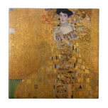 Adele, Lady in Gold by Gustav Klimt, Vintage Tile<br><div class="desc">Vintage Ceramic Tile featuring famous artwork "Adele - the Lady in Gold" by Gustav Klimt</div>