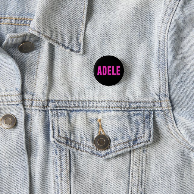Adele name, for Adele 3 Cm Round Badge (In Situ)