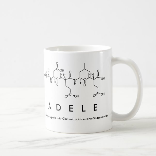 Adele peptide name mug (Right)