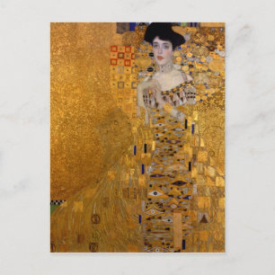 Adele, The Lady in Gold - Gustav Klimt Postcard