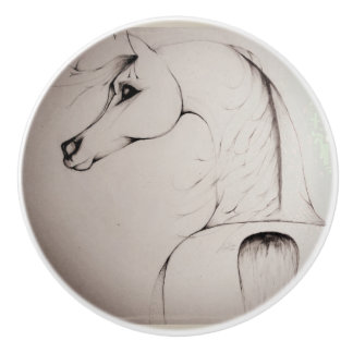 Adelia Audi Arabian Mare ... Ceramic Knob