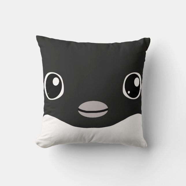 Adelie Penguin Pillow (Front)