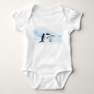 Adelie Penguins Baby Bodysuit