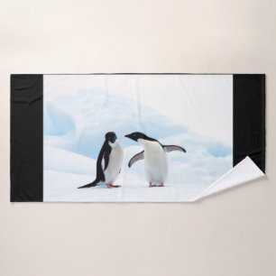 Adelie Penguins Bath Towel Set