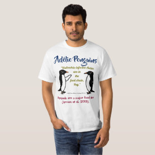 Adélie Penguins by RoseWrites T-Shirt