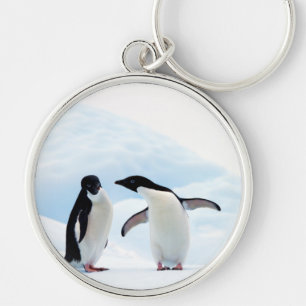 Adelie Penguins Key Ring
