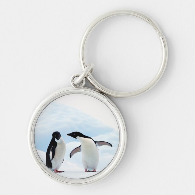 Adelie Penguins Key Ring (Front)