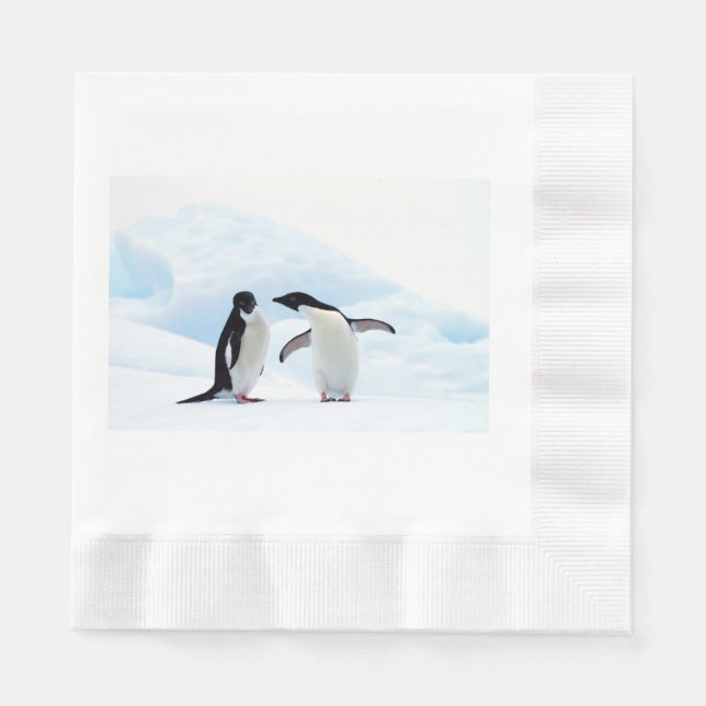 Adelie Penguins Napkin (Front)