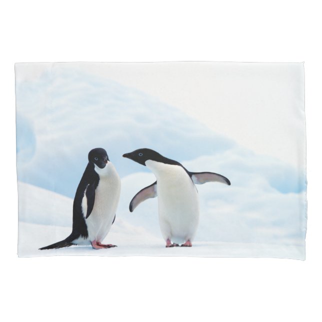 Adelie Penguins Pillowcase (Front)