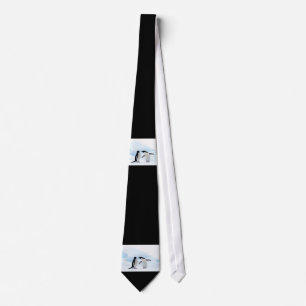 Adelie Penguins Tie