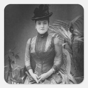 Adelina Patti, 1880 Square Sticker