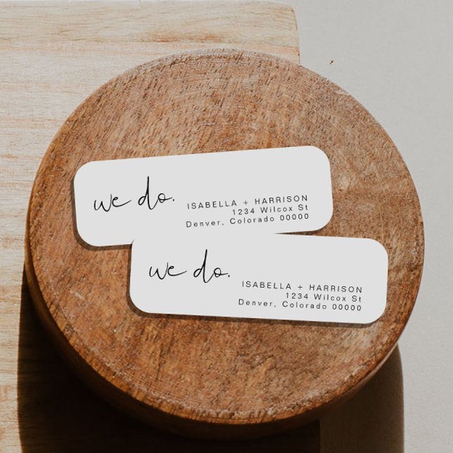 Adella Edgy Modern Minimalist Return Address (Creator Uploaded)