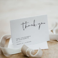 ADELLA Edgy Modern Minimalist Simple Thank You