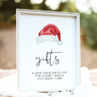 ADELLA Edgy Secret Santa Gifts Sign 