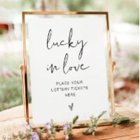 ADELLA Minimalist Lucky in Love Sign