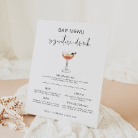 ADELLA Modern Cocktail Signature Drink Bar Menu