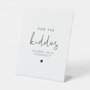 ADELLA Modern Minimalist Kiddos Table Sign