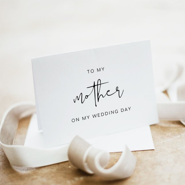 ADELLA To My Mother On My Wedding Day Card (Creator Uploaded)