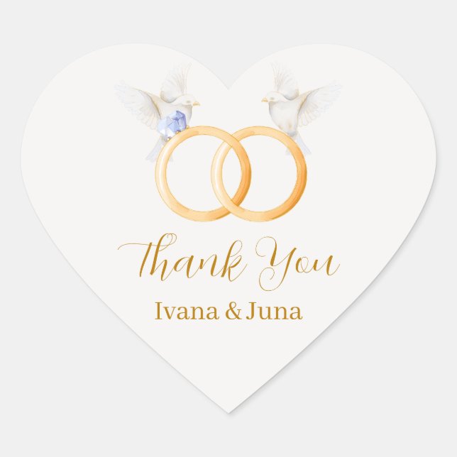 ADELLE Simple Dusk Blue Couple Wedding Label (Front)