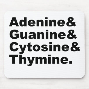 Adenine Guanine Cytosine Thymine DNA Nucleotides Mouse Mat
