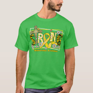 Adenosarcoma Awareness cross ribbon Strong hope lo T-Shirt