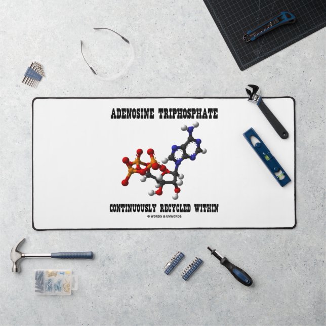 Adenosine Triphosphate Continuously Recycled ATP Desk Mat (Workstation)