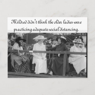 Adequate Social Distancing Postcard