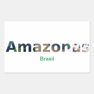 Adesivo Amazonas  Rectangular Sticker