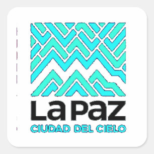 Adesivo La Paz ciudad del cielo Square Sticker