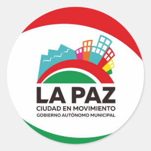 Adesivo La Paz Classic Round Sticker