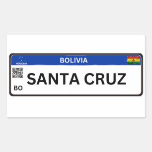 Adesivo Santa Cruz Mercosur Rectangular Sticker