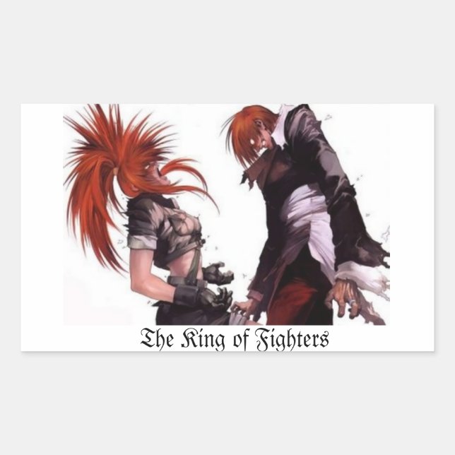 Adesivo the king of fighters rectangular sticker (Front)