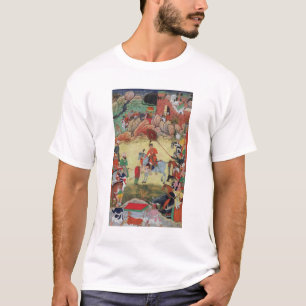 Adham Khan paying homage to Akbar at Sarangpur, Ce T-Shirt