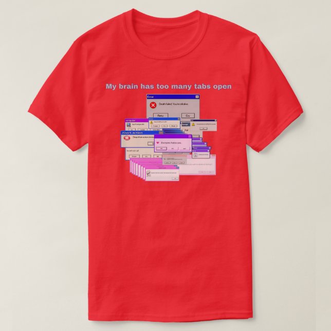 ADHD 28 T-Shirt (Design Front)