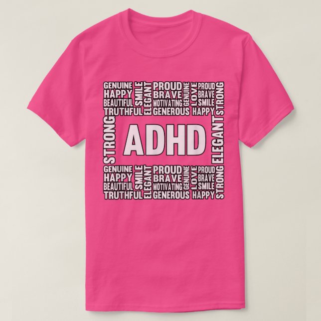 ADHD 6 T-Shirt (Design Front)