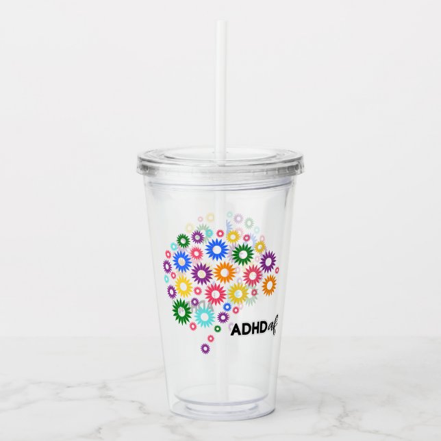ADHD af 16 oz Tumbler (Front)