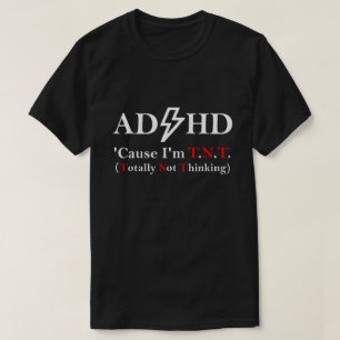 ADHD and Rock music. T-Shirt