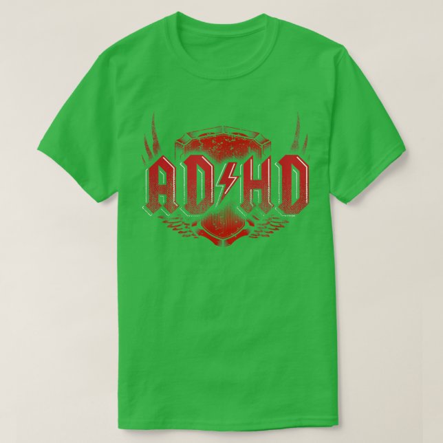 ADHD Attention Deficit Hyperactivity Disorder Funn T-Shirt (Design Front)