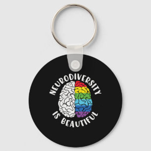 Adhd Autism Awareness Neurodiversity Is Beautiful Key Ring