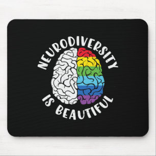 Adhd Autism Awareness Neurodiversity Is Beautiful Mouse Mat