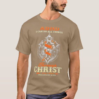 Adhd Awareness ADHD Awareness I Can Do All Things  T-Shirt