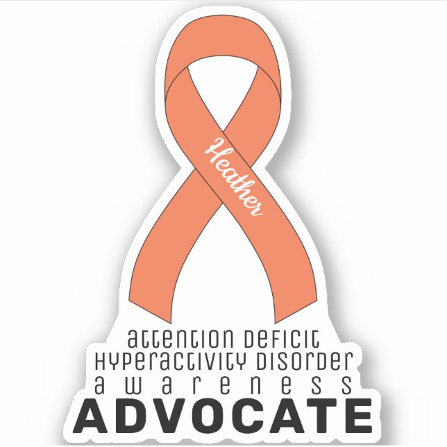 ADHD Awareness Advocate Vinyl Sticker (Front)