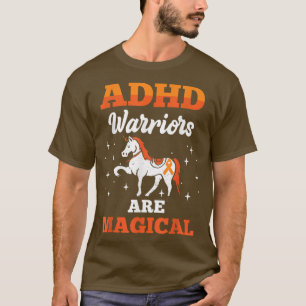 ADHD Awareness Attention Deficit Warrior Survivor T-Shirt