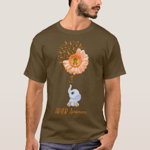 ADHD Awareness Faith Elephant Survivor Fighter T-Shirt