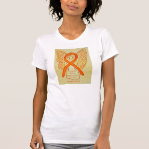 ADHD Awareness Orange Ribbon Angel Custom Shirt