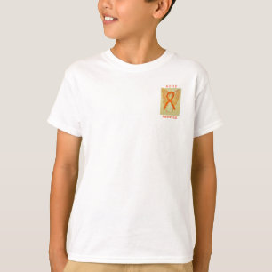 ADHD Awareness Orange Ribbon Custom Angel Tee