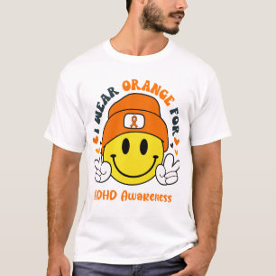 ADHD Awareness Ribbon Support Gifts T-Shirt